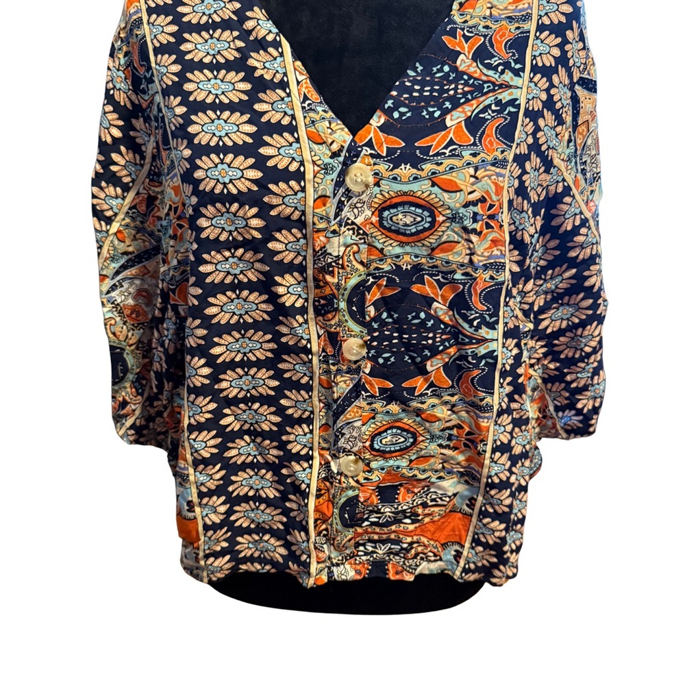 Multicolor Paisley Blouse